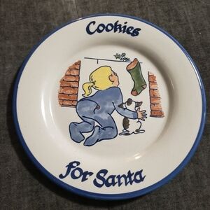 Louisville Pottery Christmas Decorative Plate